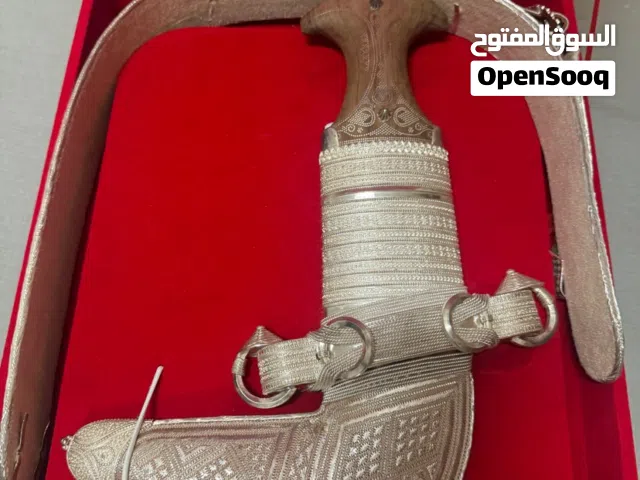 خنجر فضة ثقيل مقاس 7 للبيع