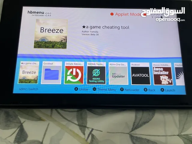Modded Nintendo switch (No joycons,No controllers)