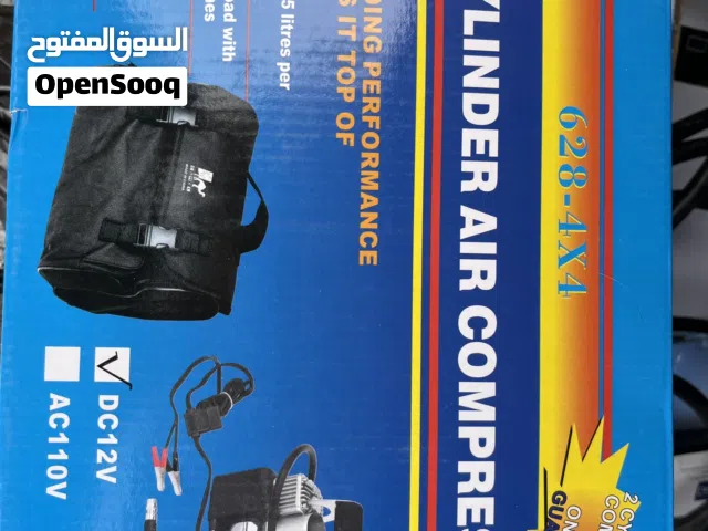 منفاخ هواء للإطارات السيارات جديد بالكرتونه نوع ممتاز جدا