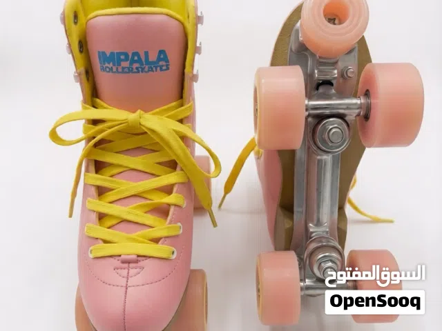 Impala Roller Skates - Pastel Pink & Yellow (Size 37)