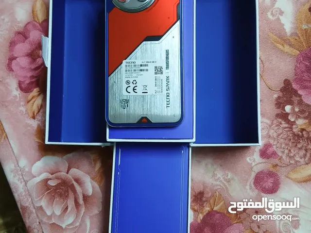 Tecno spark 30 pro Optimus prime    استعمال خمس ايام سعر منافس ولفتره محدوده  256GB