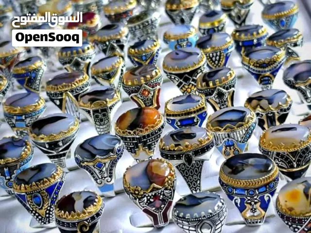 خواتم وعقيق يماني اصلي جديد