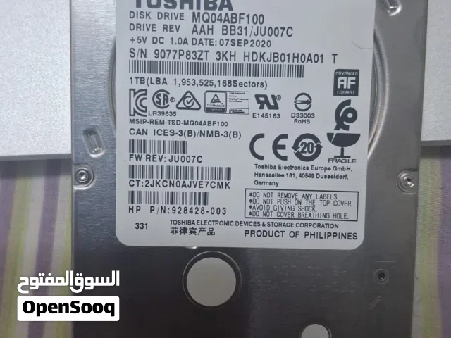 TOSHIBA 1TB Laptop hardisk