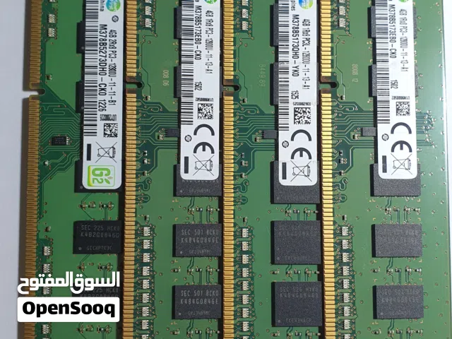 رامات كمبيوتر سامسونج Samsung DDR3 16GB للبيع (بيع مستعجل)