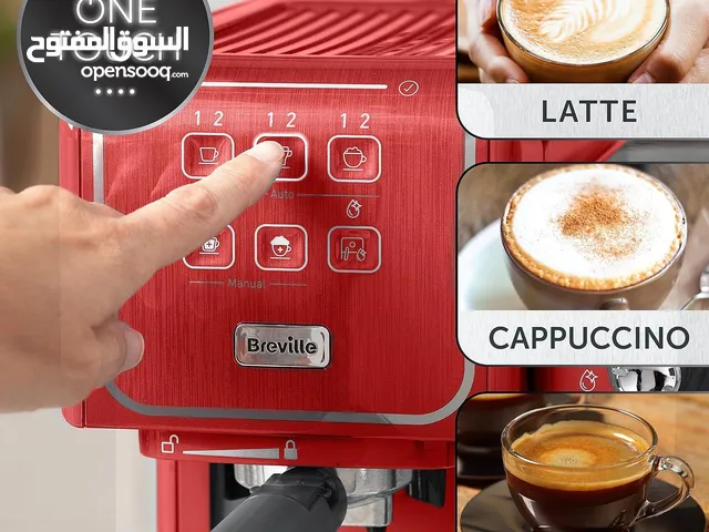 ماكينة قهوة ذكية باللمس جديده غير مستعملة