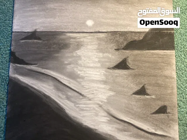 لوحة هدوء البحر وسحر الضوء