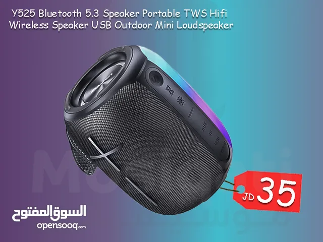 Awei Y525 Bluetooth 5.3 Speaker Portable TWS Hifi Wireless Speaker USB Outdoor Mini Loudspeaker