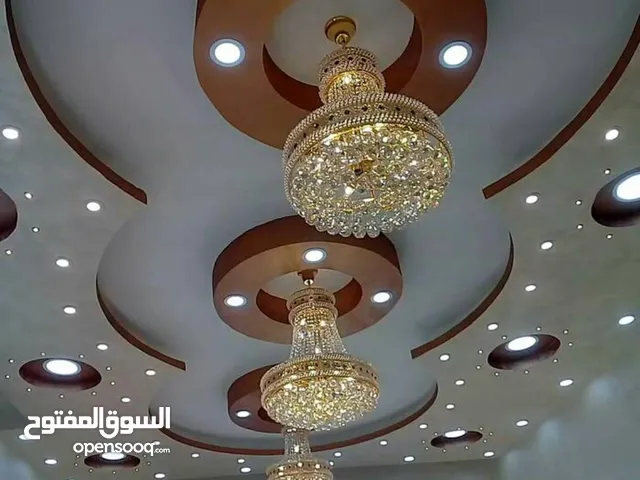 ديكورات معلم جبس بورد دهان كهرباء ورق جدران بديل خشب بديل رخام عزل ايبوكسي صيانه عامه
