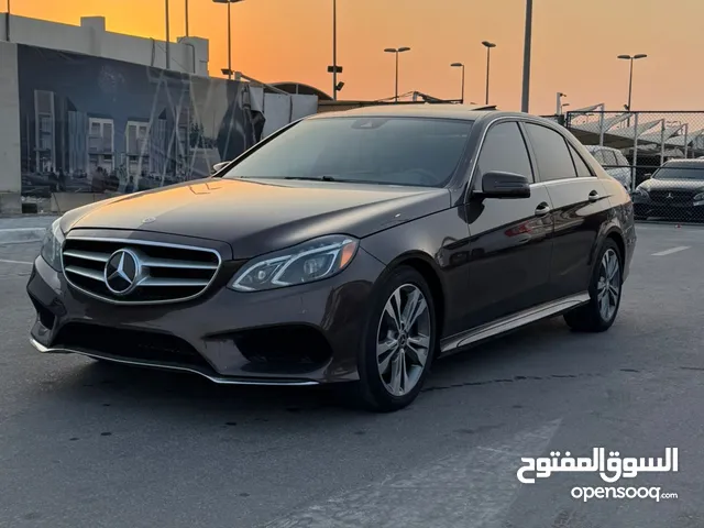 مرسيدس E350 موديل 2016 وارد امريكا بحالة ممتازة فل اوبشن جاهزة للتسجيل