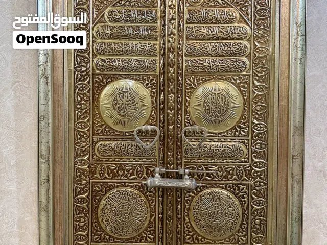 تحفة فنية نحاس لباب الكعبة المشرفة