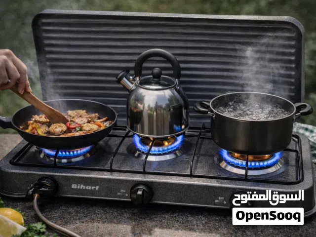 طباخ غاز عملي من Bihart جديد  متوفر توصيل لجميع محافضات