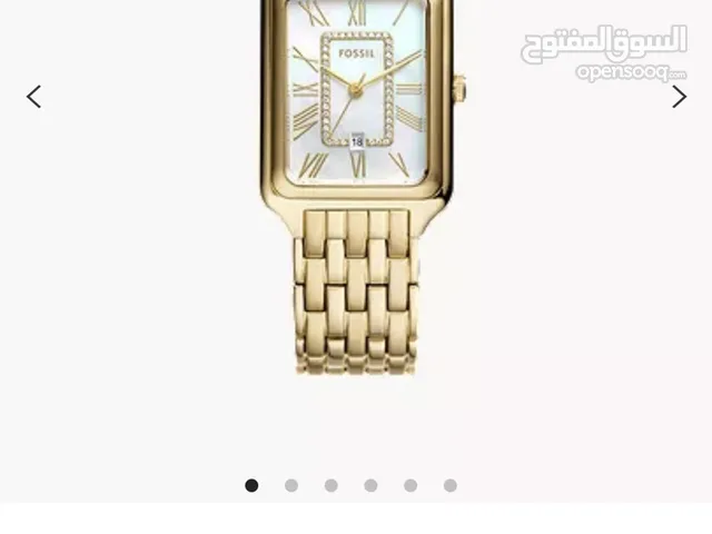 Fossil Raquel Three-Hand Date Gold-Tone Stainless Steel Watch