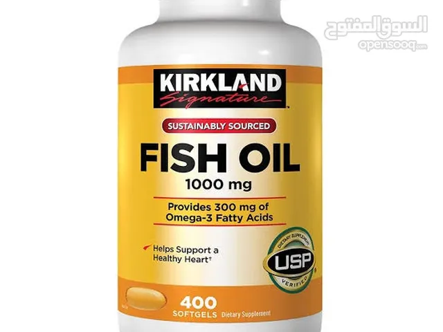 Kirkland fish oil omega 3 كريكلاند زيت السمك اوميجا