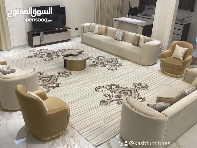 تفصيل كافة أنواع الجلسات والكنب والطاولات من المصنع مباشره