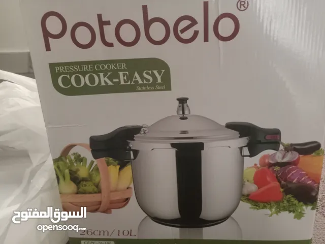 طنجرة ضغط potobelo الاصليه نوعيه ممتازه جديده بورقتها 10 لتر ستانلس ستيل