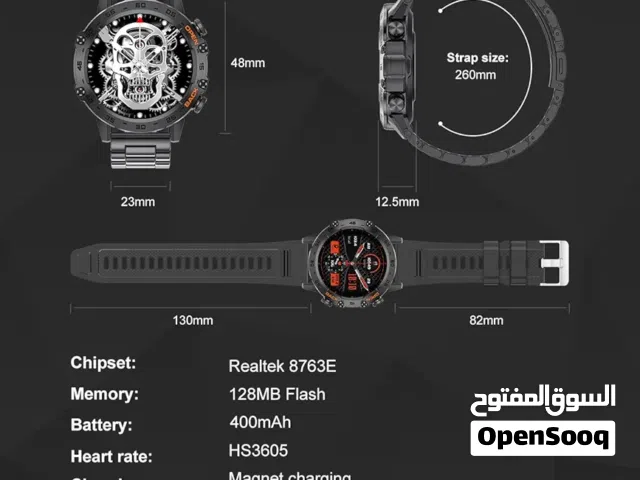 ساعه سمارت سيرين ربل ومعدن عسكريه ورياضيه