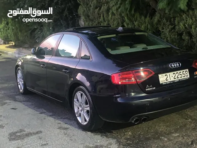 فحص كامل audi a4 2009 اللون navy blue محرك 1800cc turbo