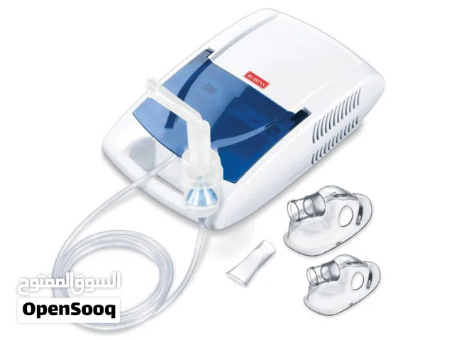 جهاز تبخيرة ألماني Robins RN 105 لجميع الأعمار  كفالة 3 سنوات علاج أمراض الجهاز التنفسي قوة ضخ عالية