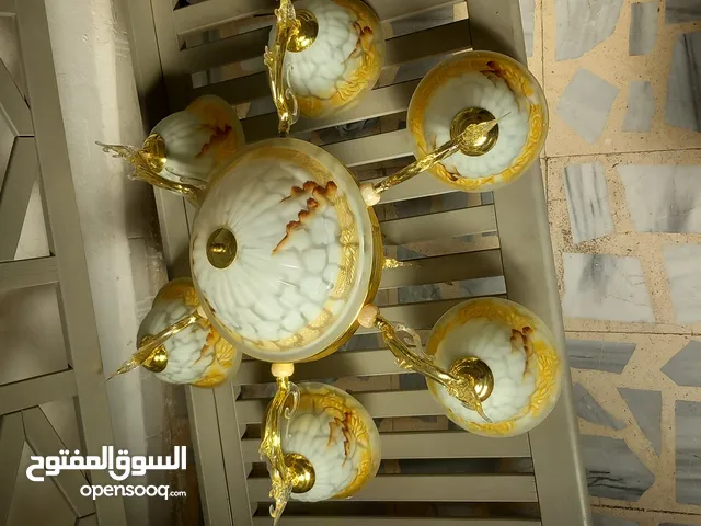 ثريا سقف حجم كبير وثقيل زجاج اركوبال