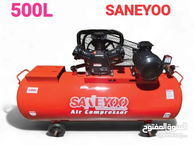 500ltr Aircompressor SANEYOO JAPAN STANDARD WITH 10HP MOTOR 100% COPPER with Engine Space
