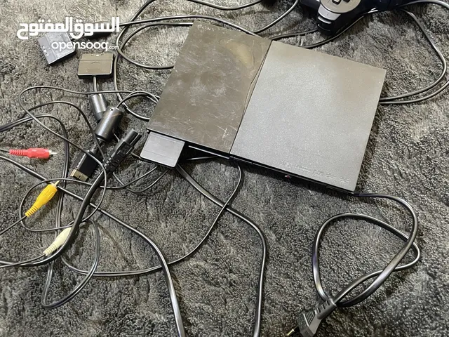 بلاستيشن 2 بحالة ممتازة مع يدات عدد 2 ومجموعة العاب