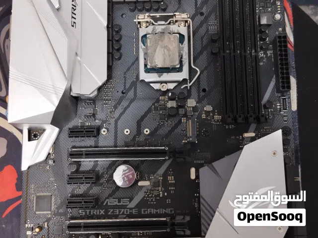 مذربورد ASUS Z370-E + معالج Core i7 8700K
