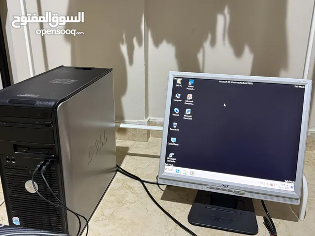 للبيع كمبيوتر وشاشه