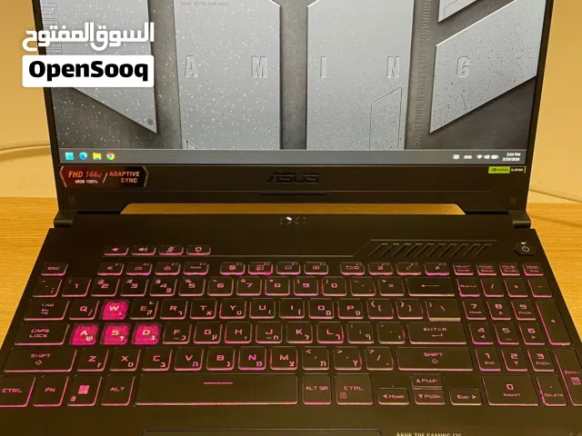Asus TUF F15 gaming laptop