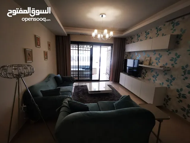 شقة للايجار في منطقه عبدون .. مساحة 130م // 2 نوم مفروشة بالكامل مع بلكونة
