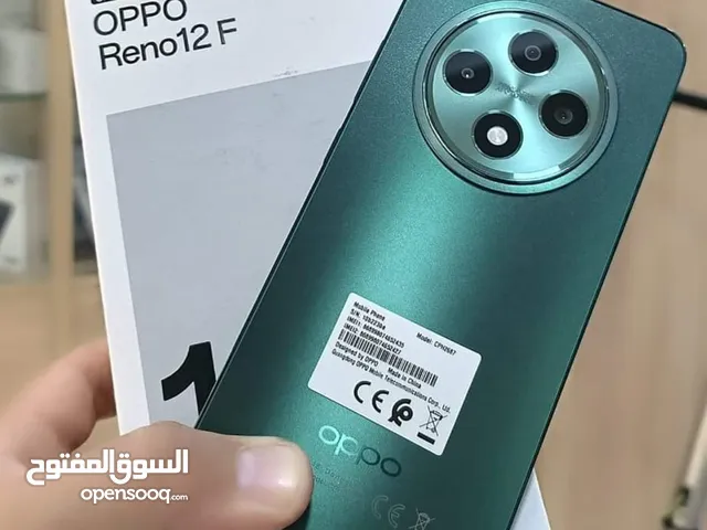 جهاز جديد بالكرتونة oppo Reno 12F رام 16 جيجا 256 مكفول سنة متوفر توصيل