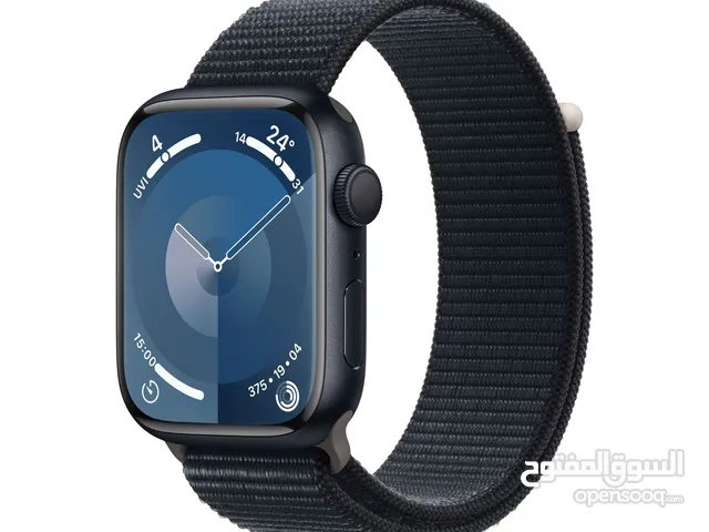 Apple Watch Series 9 45mm Midnight GPS ساعة ابل سيريس 9 تحت الضمان بحالة جديدة