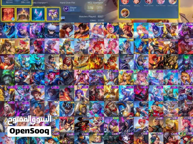 Accounts - Others Accounts and Characters for Sale in Amman