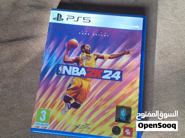 لعبة NBA 2K24  لعبة كرة السلة للبلايستيشن 5 يمكن اللعب ب 4 لاعبين على شاشة واحدة