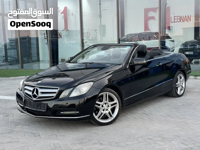 Mercedes E350, 2013 model, convertible top, 166,000 km