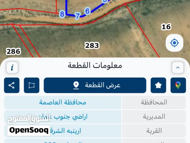 Residential Land for Sale in Amman Areinba Al Sharqiyah