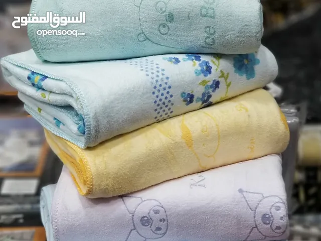 مناشف اطفال بولستر طبي حجم 70×140 ناعم الاشكال الجديده