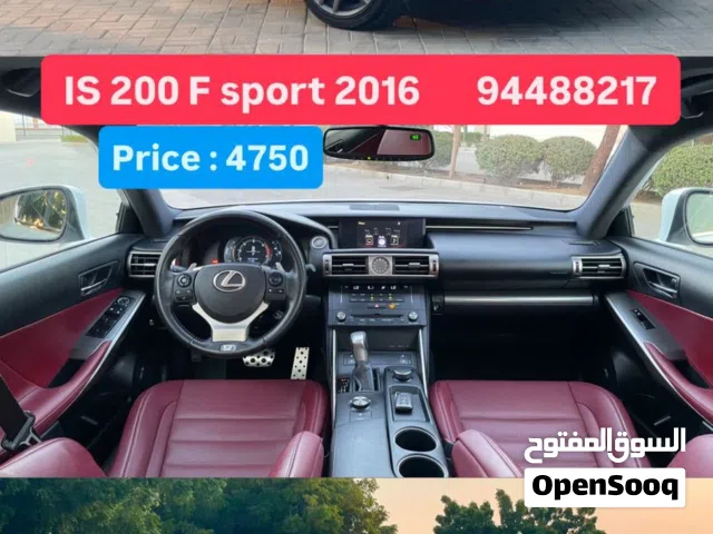 2016 لكزس IS IS 200