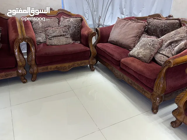 طقم كنب خشب