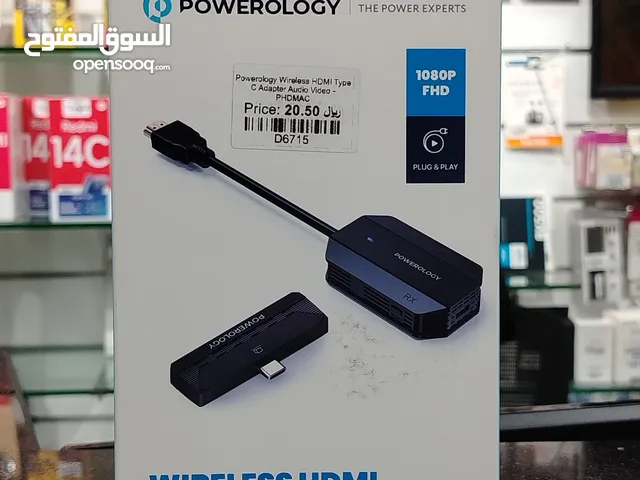 Powerology Wireless HDMI Type-C Adapter Audio & Video