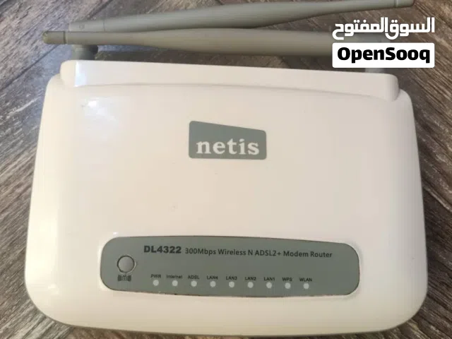 مودم راوتر نيتس موديل Netis DL4322 للإنترنت عبر خط الهاتف الثابت ADSL