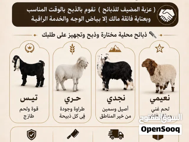 ذبابيح للبيع