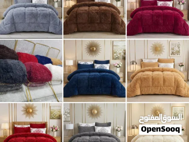 لحاف فروي منفوخ ناعم