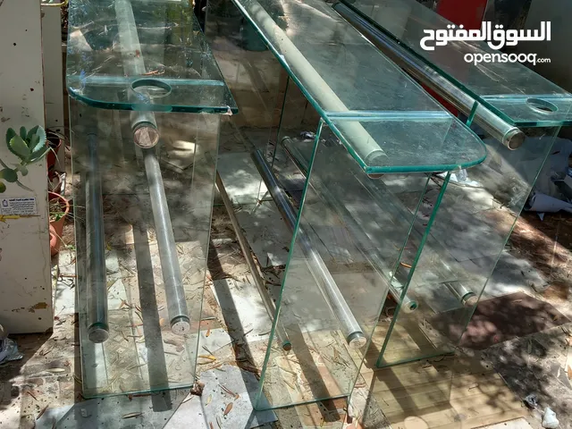 طاولات قزاز 3 سكريت لمحل وستندات للبيع