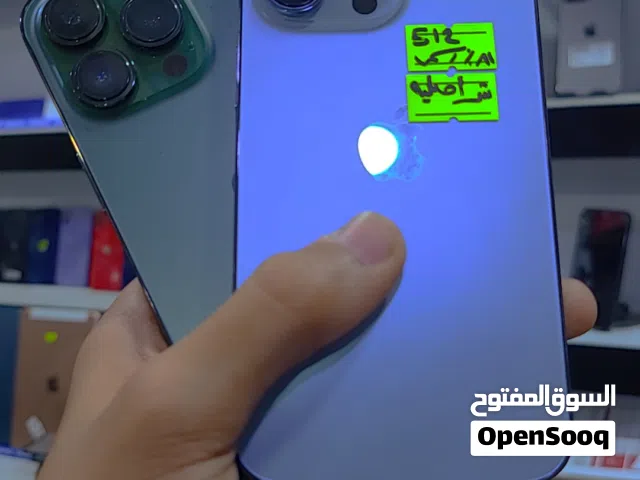 آيفونين 13 برو واحد ذاكرة 512GB والثاني 256GB وبنفس السعر ب 390$ بس وانزل الوصف شوف باقي المواصفات