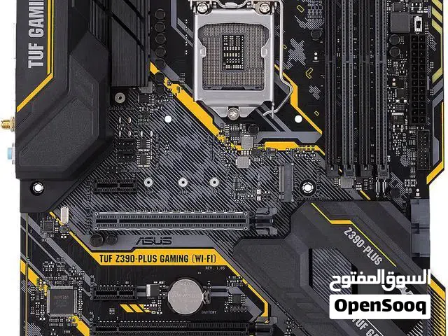 لوحه اسوس قيمنق Z390-Plus حاجه قويه انظيفه خاليه من العيوب