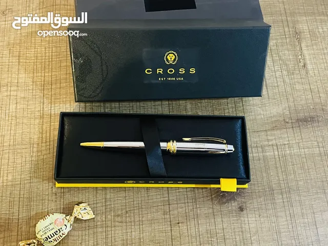قلم حبر كروم فاخر مطلي بالذهب (CROSS)