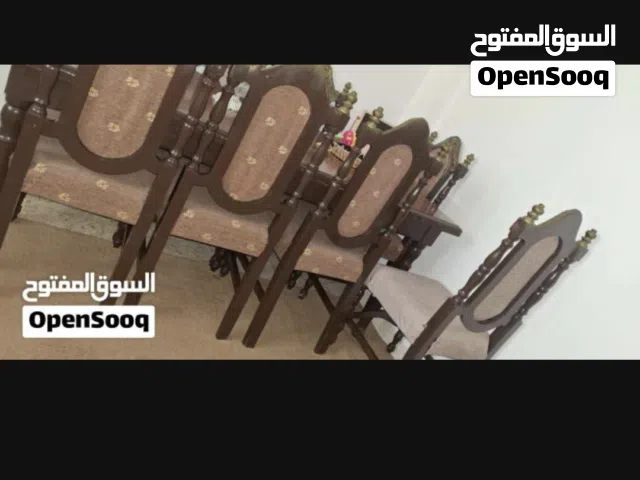 سفرة طعام 8 كراسي  خشب زان