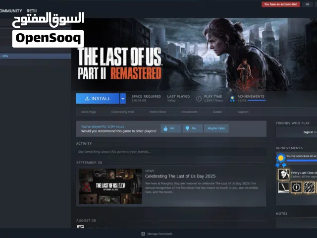 السلام عليكم متوفر حسابات ستيم مشتركه علاش تشري مني أسعار منافسة + خدمة سريعة + ضمان كامل المد