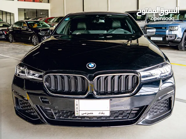 اكد لتجارة السيارات BMW 530i M kit 2022 مغلفة PPF بالكامل صبغ بنيد فقط كاملة المواصفات 1/1 رقم بغداد