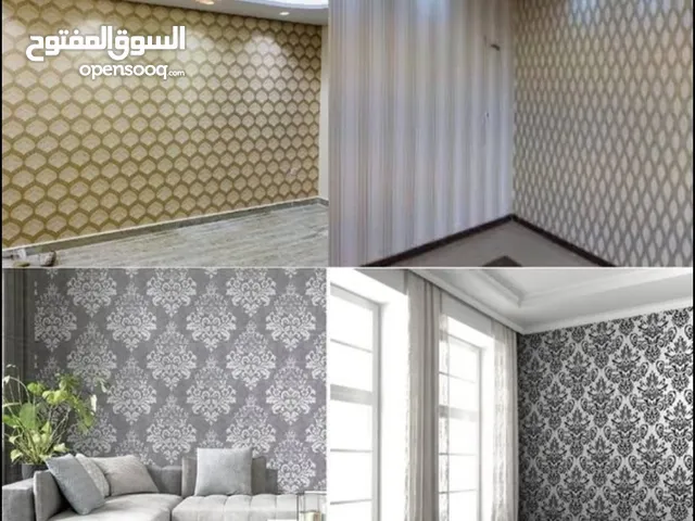 luxury wallpaper and fixing